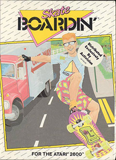 Juego online Skate Boardin' (Atari 2600) Juego online Skate Boardin' (Atari 2600)