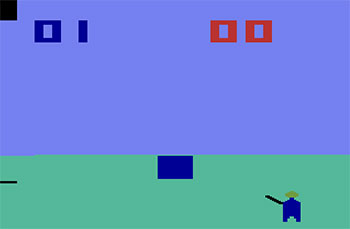 Pantallazo del juego online Skeet Shoot (Atari 2600)