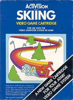 Carátula del juego Skiing (Atari 2600)