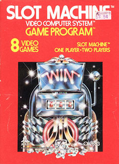 Carátula del juego Slot Machine (Atari 2600)