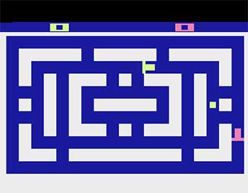 Pantallazo del juego online Slot Racers (Atari 2600)