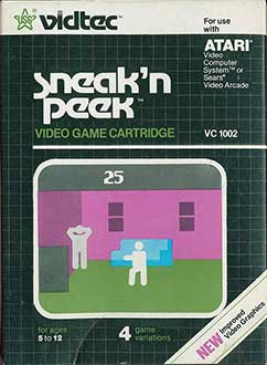 Carátula del juego Sneak 'n Peek (Atari 2600)