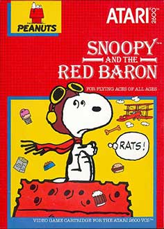 Carátula del juego Snoopy and the Red Baron (Atari 2600)