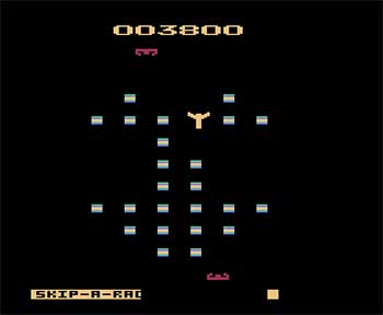 Pantallazo del juego online Solar Fox (Atari 2600)