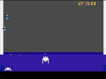 Pantallazo del juego online Space Canyon (Atari 2600)