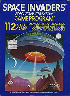Carátula del juego Space Invaders (Atari 2600)