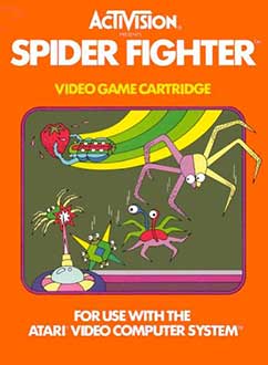 Juego online Spider Fighter (Atari 2600) Juego online Spider Fighter (Atari 2600)