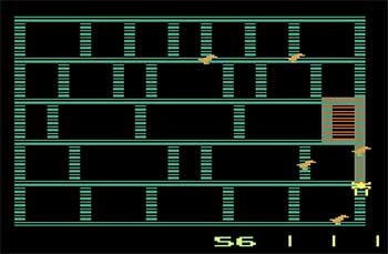Pantallazo del juego online Spiderdroid (Atari 2600)