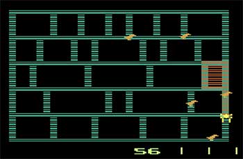 Pantallazo del juego online Spiderdroid (Atari 2600)