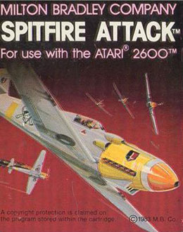 Carátula del juego Spitfire Attack (Atari 2600)