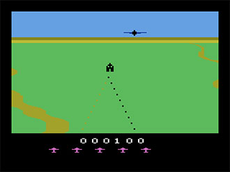 Pantallazo del juego online Spitfire Attack (Atari 2600)