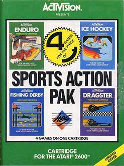 Carátula del juego Sports Action Pack (Atari 2600)