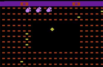 Pantallazo del juego online Sssnake (Atari 2600)
