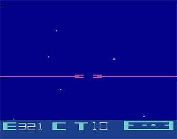 Pantallazo del juego online Star Raiders (Atari 2600)