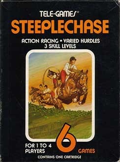 Carátula del juego Steeplechase (Atari 2600)