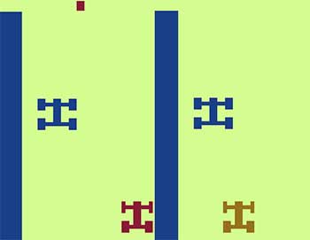 Pantallazo del juego online Street Racer (Atari 2600)