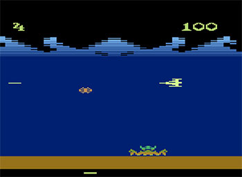 Pantallazo del juego online Subterranea (Atari 2600)