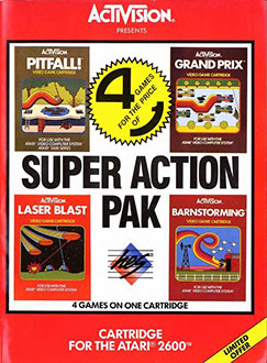 Carátula del juego Super Action Pack (Atari 2600)