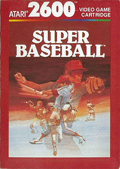 Carátula del juego Super Baseball (Atari 2600)