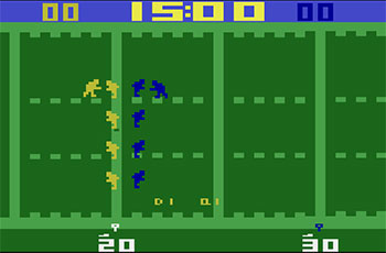 Pantallazo del juego online Super Challenge Football (Atari 2600)