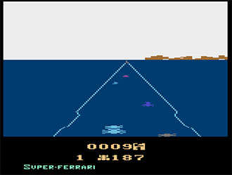 Pantallazo del juego online Super Ferrari (Atari 2600)
