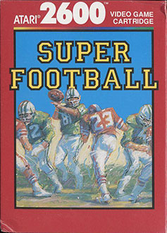 Carátula del juego Super Football (Atari 2600)