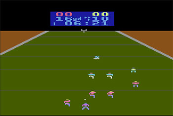 Pantallazo del juego online Super Football (Atari 2600)
