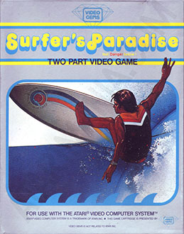 Carátula del juego Surfer's Paradise But Danger Below! (Atari 2600)