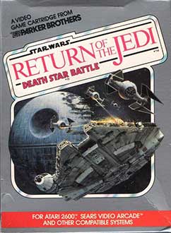 Carátula del juego Star Wars Return of the Jedi - Death Star Battle (Atari 2600)