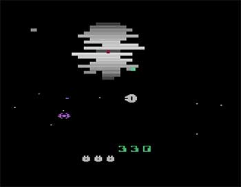 Pantallazo del juego online Star Wars Return of the Jedi - Death Star Battle (Atari 2600)