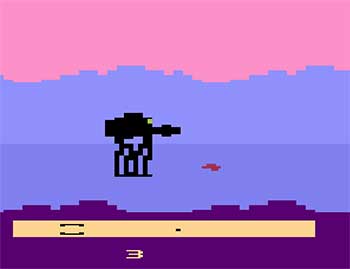 Pantallazo del juego online Star Wars The Empire Strikes Back (Atari 2600)