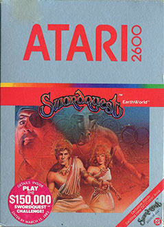 Carátula del juego SwordQuest EarthWorld (Atari 2600)