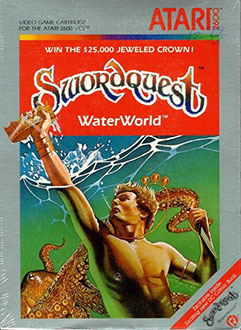 Juego online SwordQuest: WaterWorld (Atari 2600)