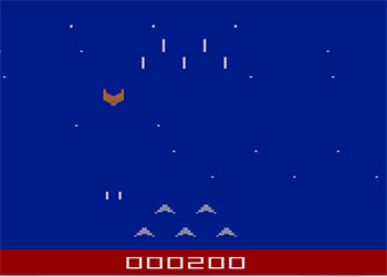 Pantallazo del juego online Tac-Scan (Atari 2600)