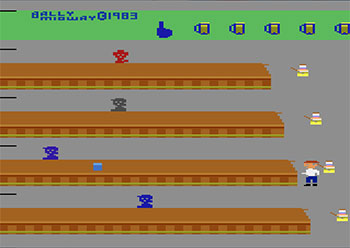 Pantallazo del juego online Tapper (Atari 2600)
