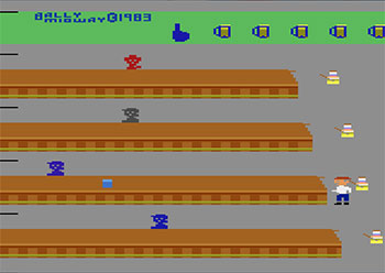 Pantallazo del juego online Tapper (Atari 2600)