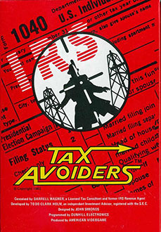 Carátula del juego Tax Avoiders (Atari 2600)