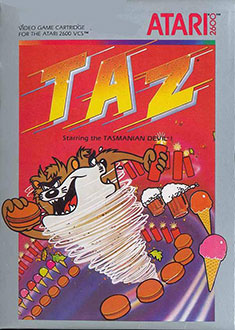 Carátula del juego Taz (Atari 2600)