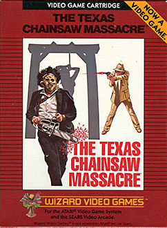 Carátula del juego The Texas Chainsaw Massacre (Atari 2600)