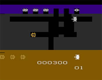 Pantallazo del juego online Thunderground (Atari 2600)