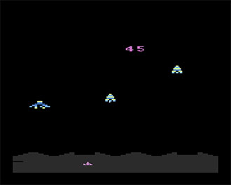 Pantallazo del juego online Time Race (Atari 2600)