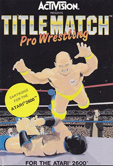 Carátula del juego Title Match Pro Wrestling (Atari 2600)