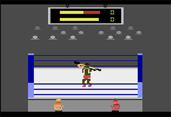 Pantallazo del juego online Title Match Pro Wrestling (Atari 2600)