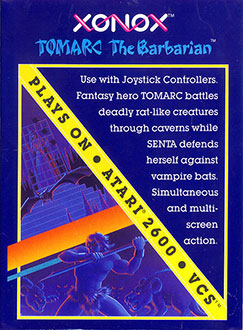 Carátula del juego Tomarc the Barbarian (Atari 2600)