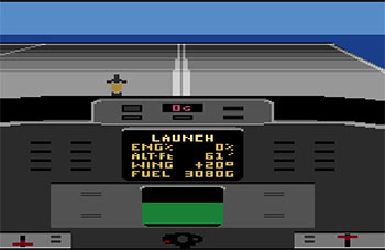Pantallazo del juego online Dan Kitchen's Tomcat The F-14 Fighter Simulator (Atari 2600)