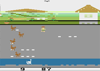 Pantallazo del juego online Tom's Eierjagd (Atari 2600)