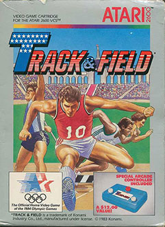 Carátula del juego Track & Field (Atari 2600)