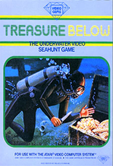 Juego online Treasure Below (Atari 2600)