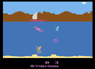 Pantallazo del juego online Treasure Below (Atari 2600)