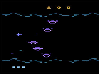 Pantallazo del juego online UFO Patrol (Atari 2600)